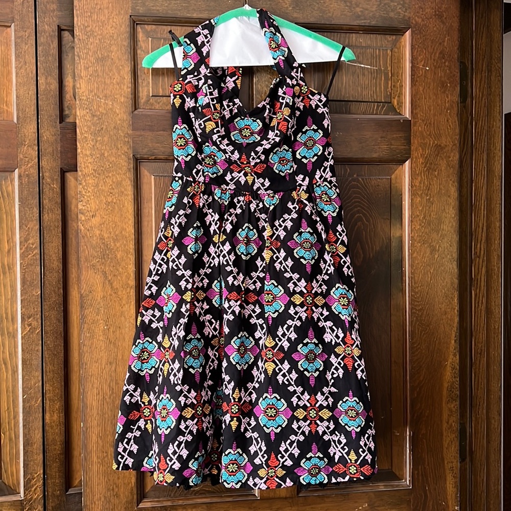 Anthropologie halter dress